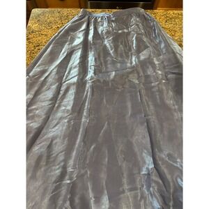 NWT Adrianna Papell‎ Occasions Maxi Skirt Size 8 Blue Evening Formal Party Satin